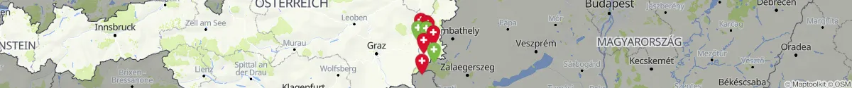 Map view for Pharmacies emergency services nearby Bocksdorf (Güssing, Burgenland)